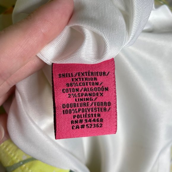 Betsey Johnson 14 off the shoulder lemon print dress - Picture 9 of 10